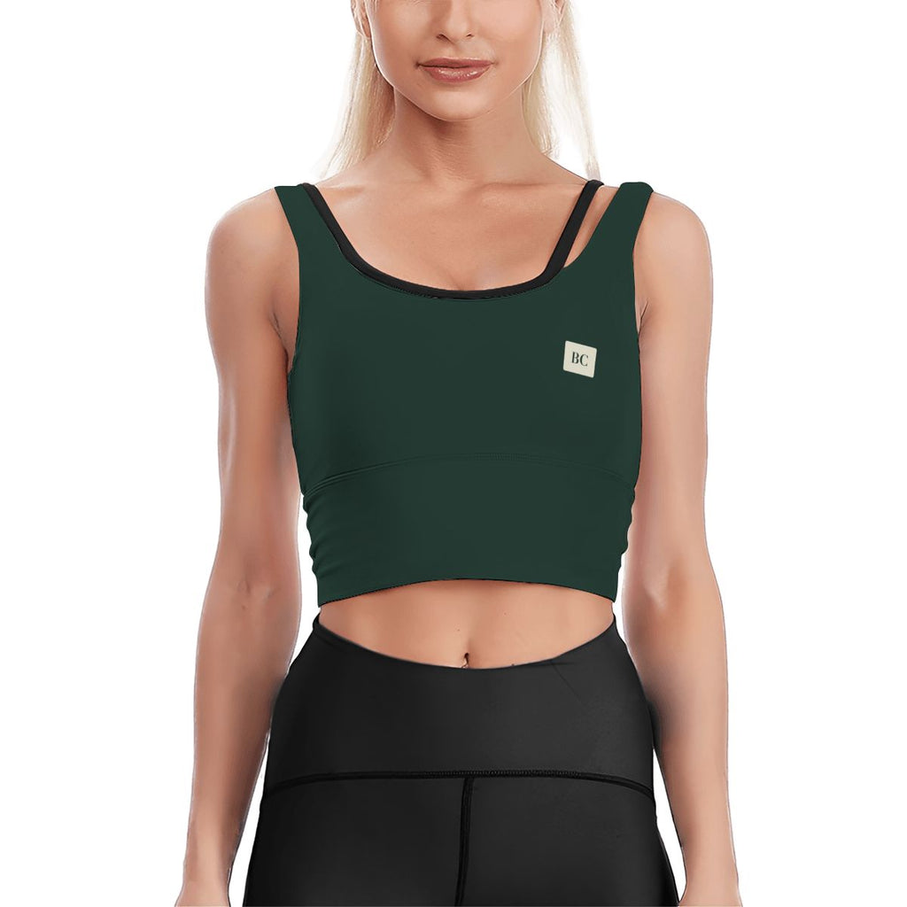 Yoga Strappy Sports Bra Top